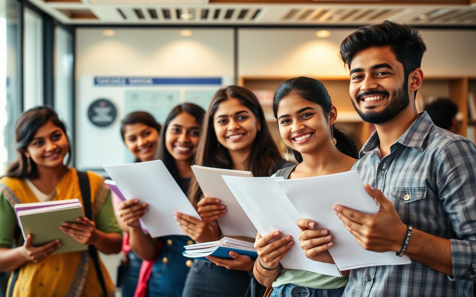 Happy students at NextStep Admission Patna